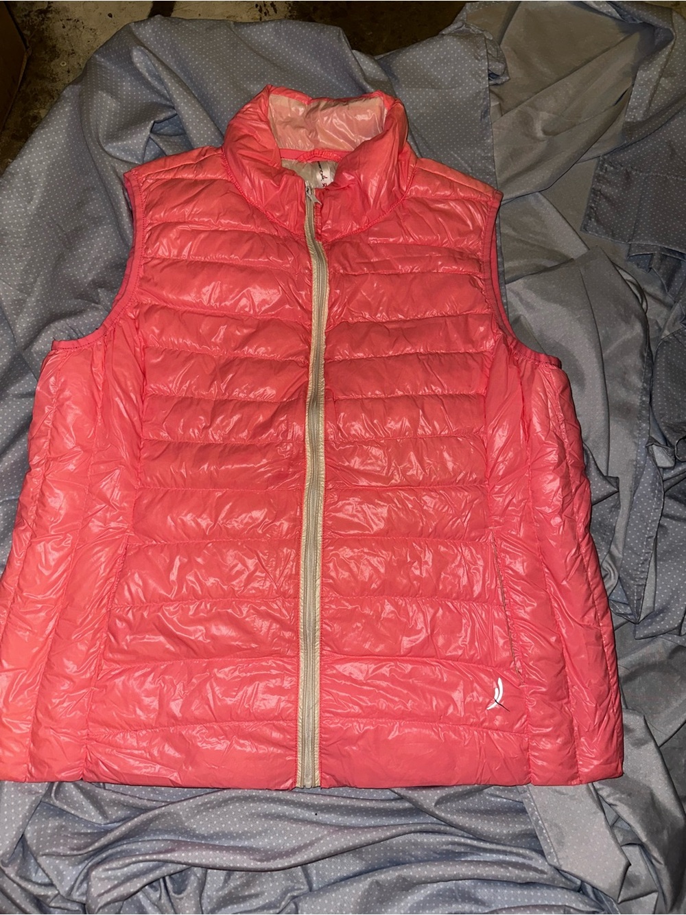 Exertek cute lightweight pink puffer vest size XL